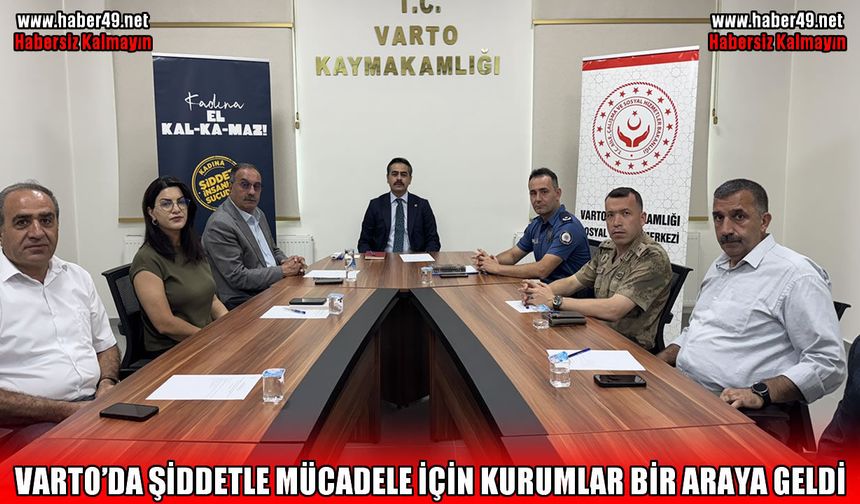 Varto’da kadına yönelik şiddetle mücadele toplantısı
