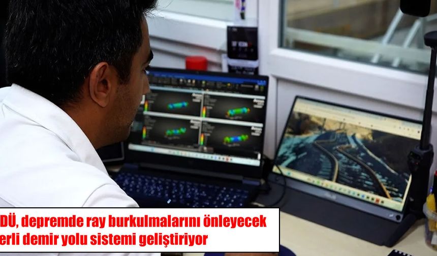 SDÜ'den demir yolları için deprem kalkanı: Patent başvurusu yapıldı