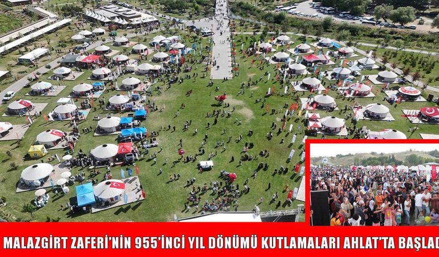Malazgirt Zaferi’nin 955. yılı Ahlat’ta mehter ve gösterilerle başladı