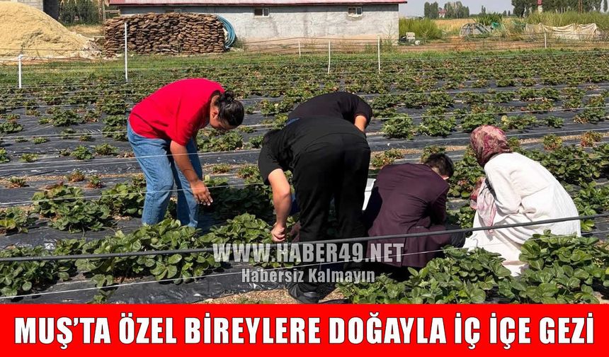 Hasköy’de özel bireylere doğayla iç içe anlamlı etkinlik
