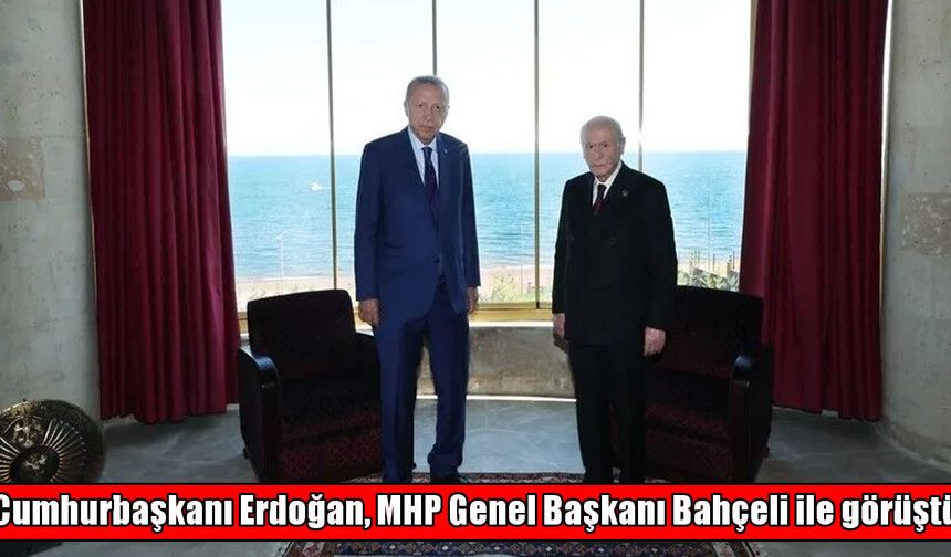 Cumhurbaşkanı Erdoğan'dan Bahçeli'ye Ahlat'ta sürpriz ziyaret