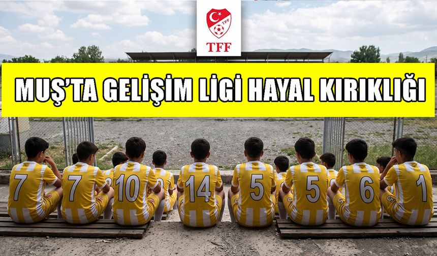TFF Gelişim Ligleri Listesi’nde Muş’tan amatör takım yok!