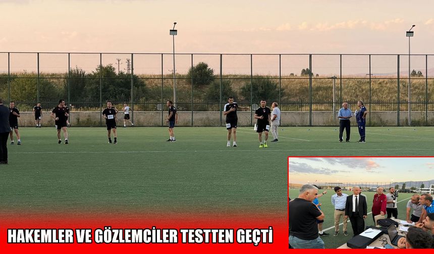Muş’ta hakemler yeni sezona hazırlanıyor