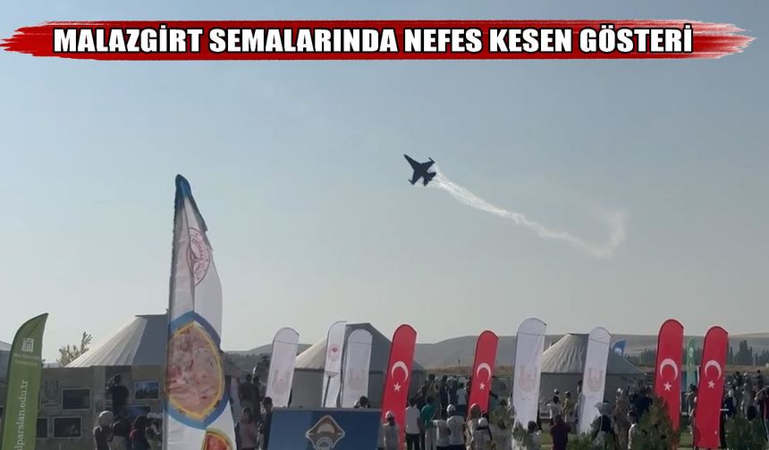 Malazgirt semalarında SOLOTÜRK rüzgârı
