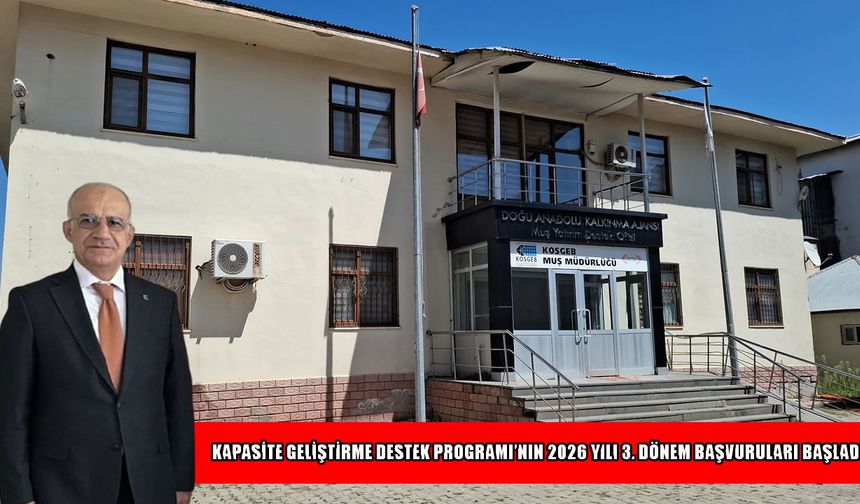 KOSGEB Muş İl Müdürü Mergen duyurdu: 30 milyon TL’ye kadar destek verilecek