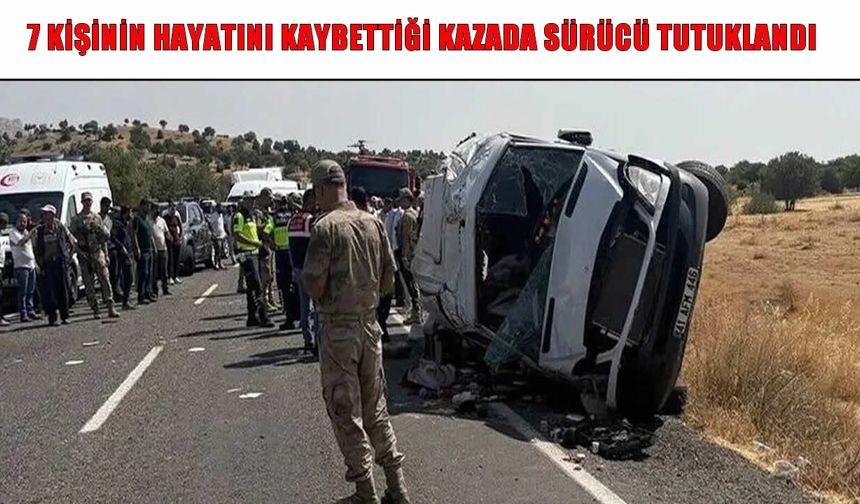 Muş Diyarbakır yolundaki feci kazada sürücü tutuklandı