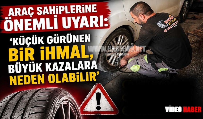 Muş’ta rot balans ustasından hayati uyarı: Yola çıkmadan önce mutlaka yaptırın!