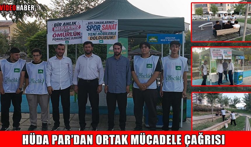 Muş'ta gençler madde bağımlılığına karşı sahaya indi