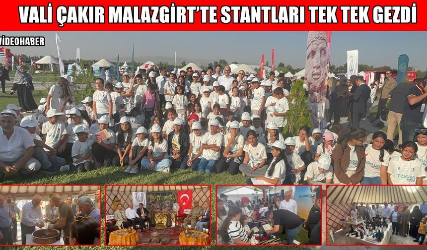 Muş Valisi Çakır’dan Malazgirt’te etkinlik alanında inceleme