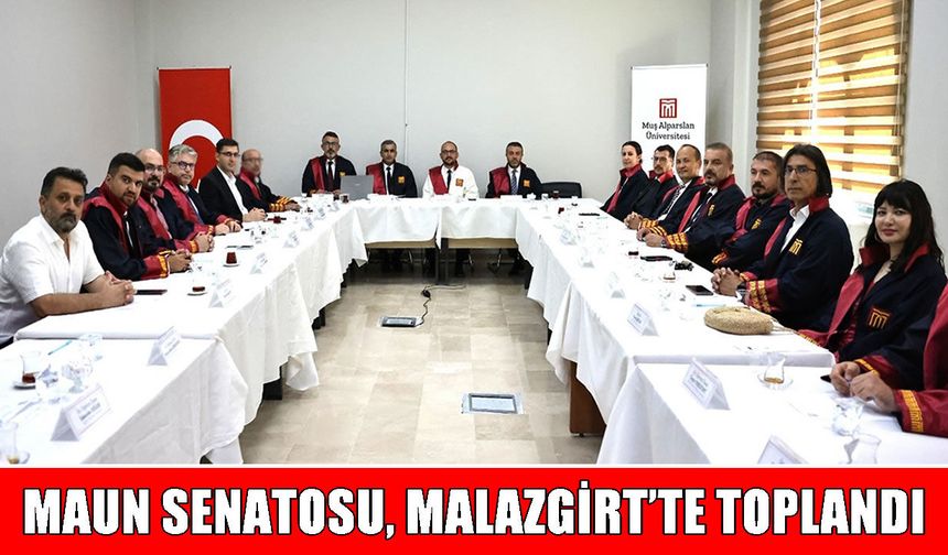 Muş Alparslan Üniversitesi'nden zafer topraklarında özel senato