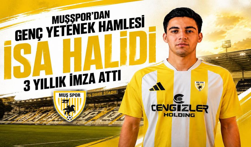 Galatasaray'dan Muşspor'a sürpriz transfer: İsa Halidi 3 yıllığına imzaladı