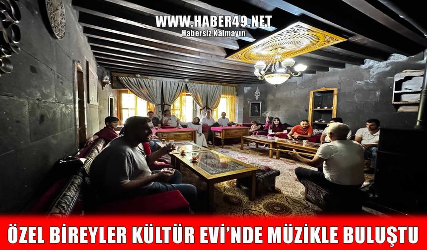 Muşlu özel bireyler Kültür Evi’nde bir araya geldi
