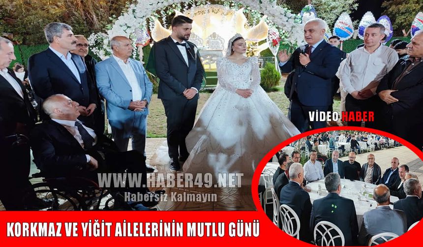 Muş’ta protokol ve sivil toplum temsilcileri düğünde buluştu