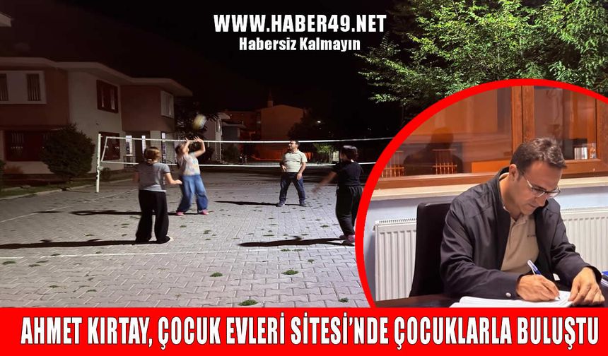 Muş’ta Çocuk Evleri Sitesi’nde keyifli buluşma