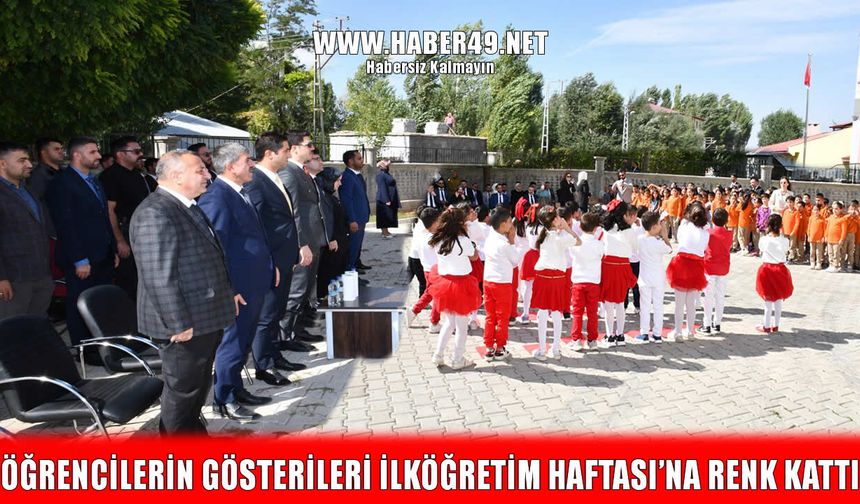 Malazgirt’te İlköğretim Haftası coşkuyla kutlandı