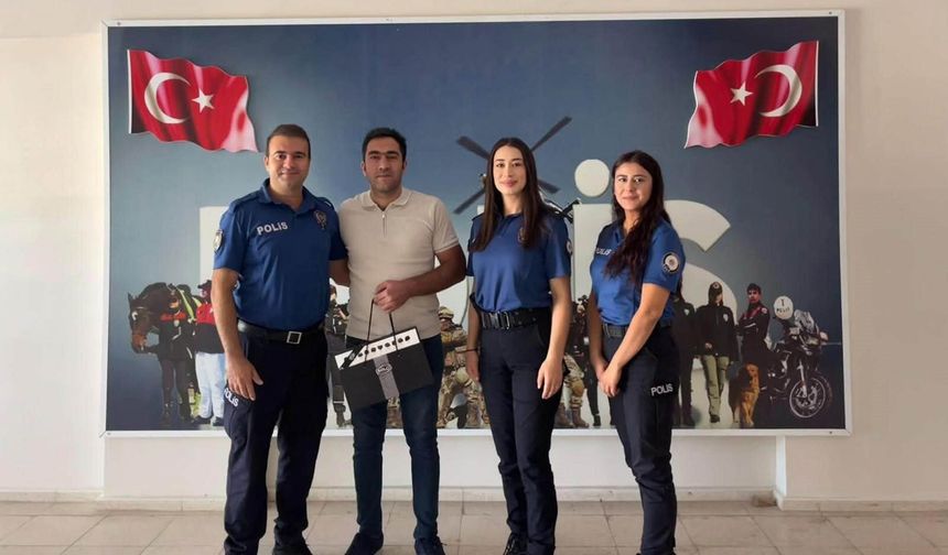 Erzincan Emniyetinden gazilere anlamlı ziyaret