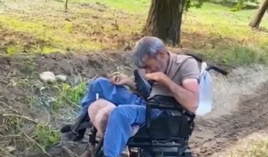 Elazığ'da akülü aracı yanan engelli şahıs, hayatını kaybetti