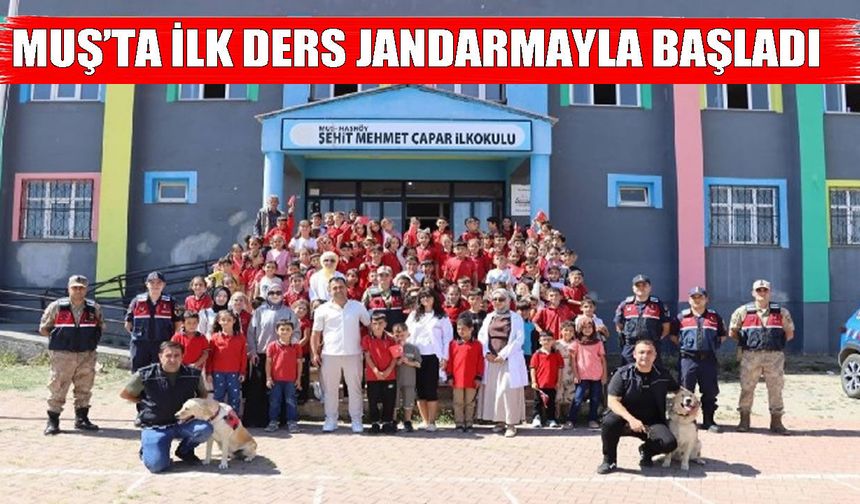 Muş’ta jandarmadan öğrencilere “İlk Dersim” eğitimi