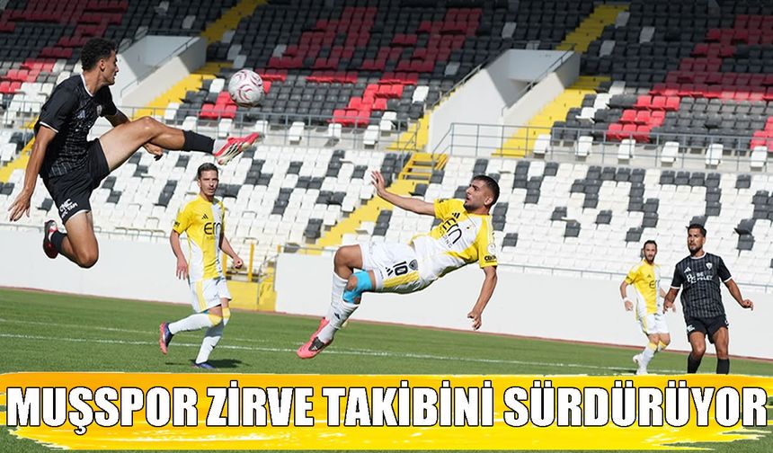 Muşspor haftayı 3. sırada tamamladı