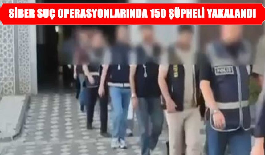 "Yatırım ortaklığı" ve "ürün bedeli" vaadiyle vatandaşları tuzaklarına düşüren 150 şüpheli yakalandı!