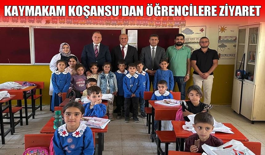 Bulanık Kaymakamı Koşansu, Kurganlı’da okulları ziyaret etti