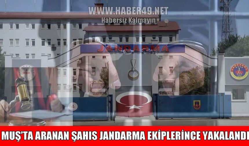 Muş’ta kesinleşmiş hapis cezası bulunan firari yakalandı