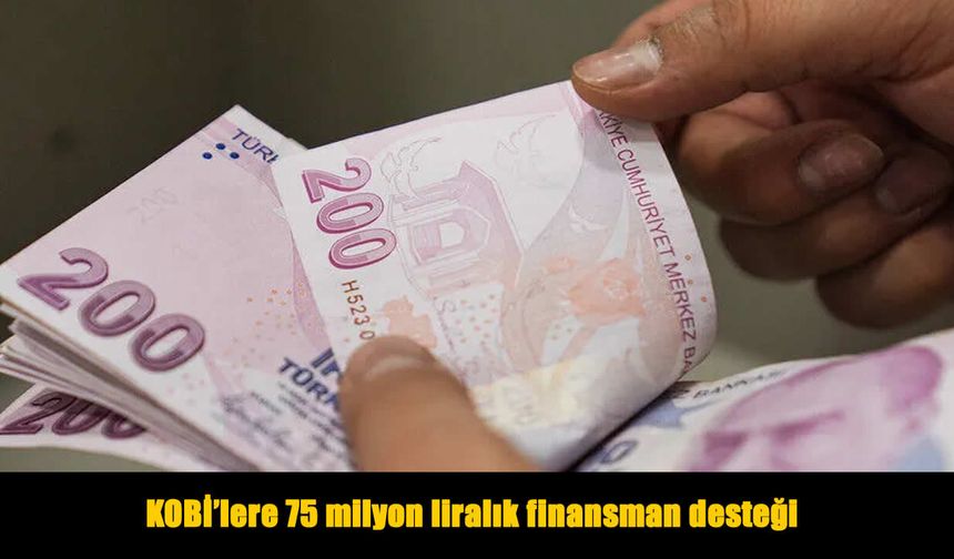 KOSGEB’den KOBİ’lere 75 milyon liraya kadar kredi desteği