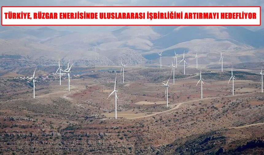 Türkiye rüzgar enerjisinde küresel işbirliğini güçlendirecek