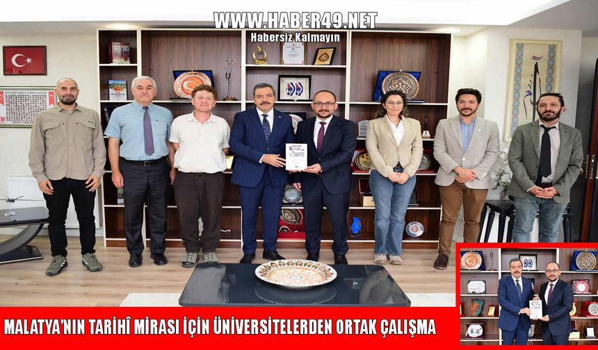 MAUN Rektörü Alican Malatya’da: Battalgazi’nin tarihi gün yüzüne çıkacak