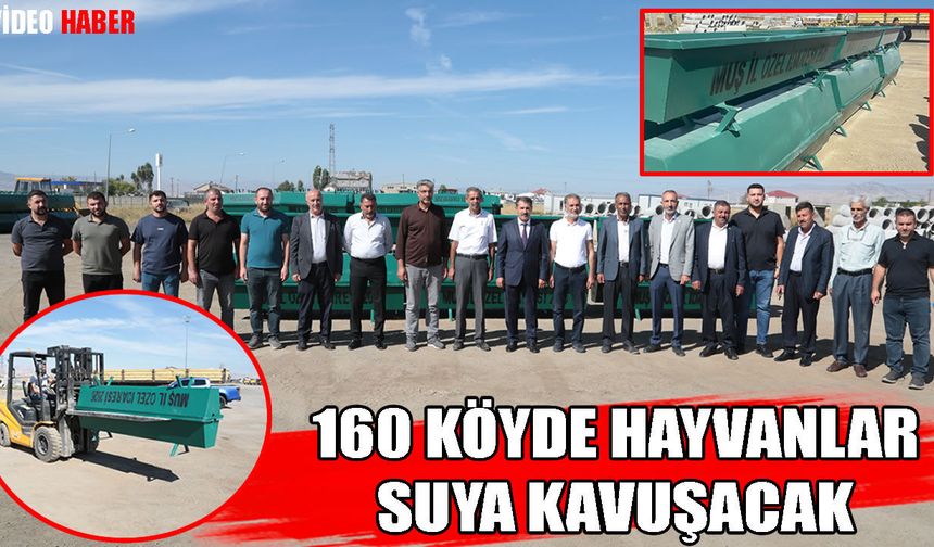 Muş’ta 1 Milyon 661 Bin Hayvan Sıvatlarla Suya Kavuşacak