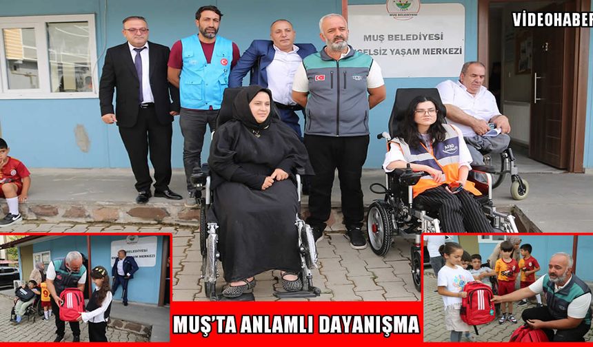 Hak İnsani Yardım Derneği’nden Muş’taki engelli bireylere akülü araç desteği