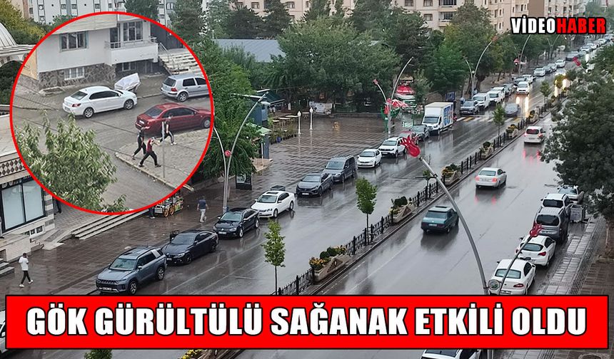 Muş’ta gök gürültülü sağanak etkili oldu