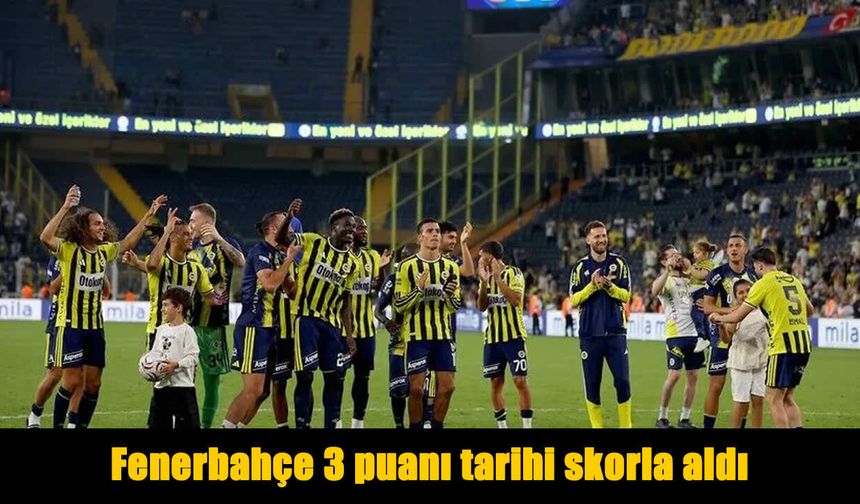 Fenerbahçe, Eyüpspor’u 8-0 mağlup etti