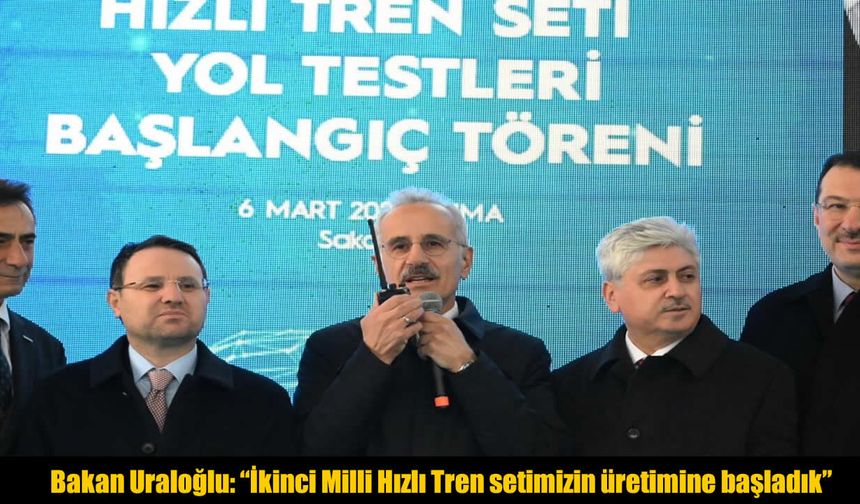Türkiye’nin Milli Hızlı Treni için seri üretim başladı