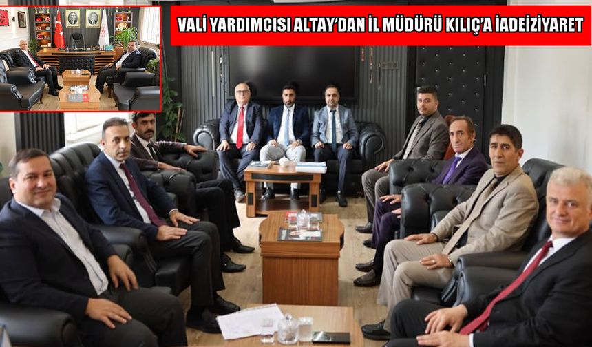 Muş Vali Yardımcısı Ferhat Altay’dan Gençlik ve Spor İl Müdürlüğüne ziyaret
