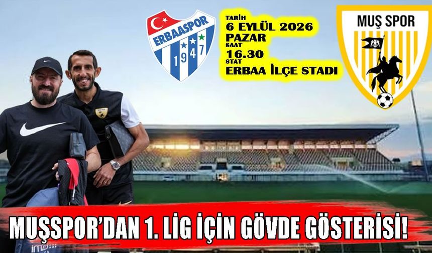 Muşspor yeni sezona hazır: Hedef 1. Lig, rota şampiyonluk!