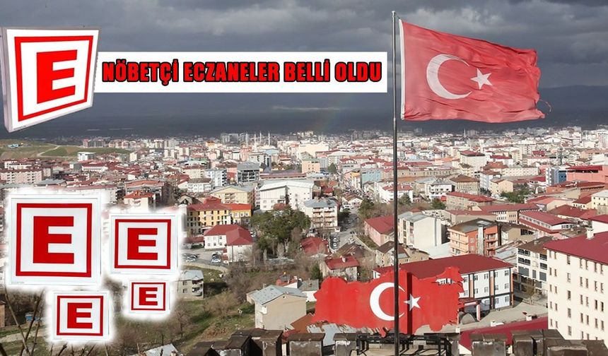 Muş'ta 6 Eylül Pazar günü nöbetçi eczaneler belli oldu