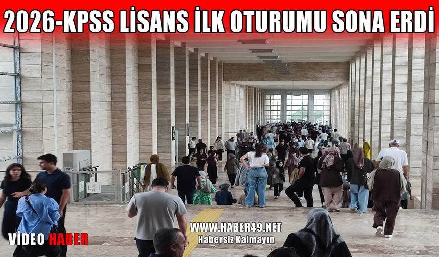 Muş’ta KPSS sınavı tamamlandı