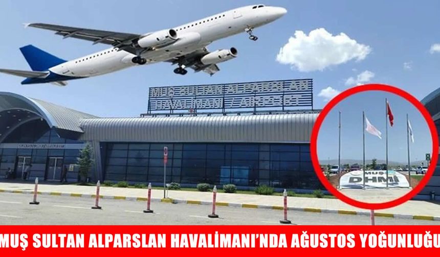 Muş Sultan Alparslan Havalimanı bir ayda 65 bin 788 yolcu ağırladı