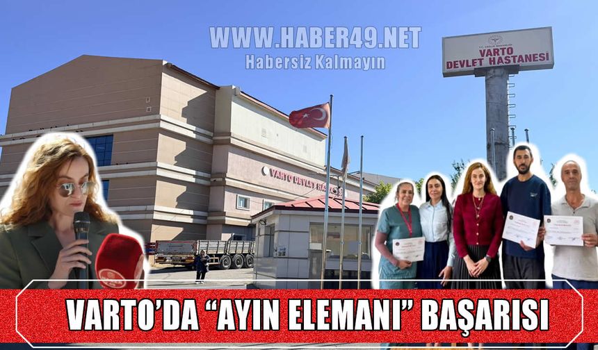 Varto Devlet Hastanesi Başhekimi Tuncer'den motivasyon hamlesi