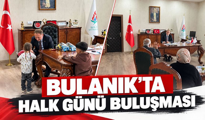 Bulanık’ta “Halk Günü Toplantısı”: Kaymakam Koşansu vatandaşları dinledi