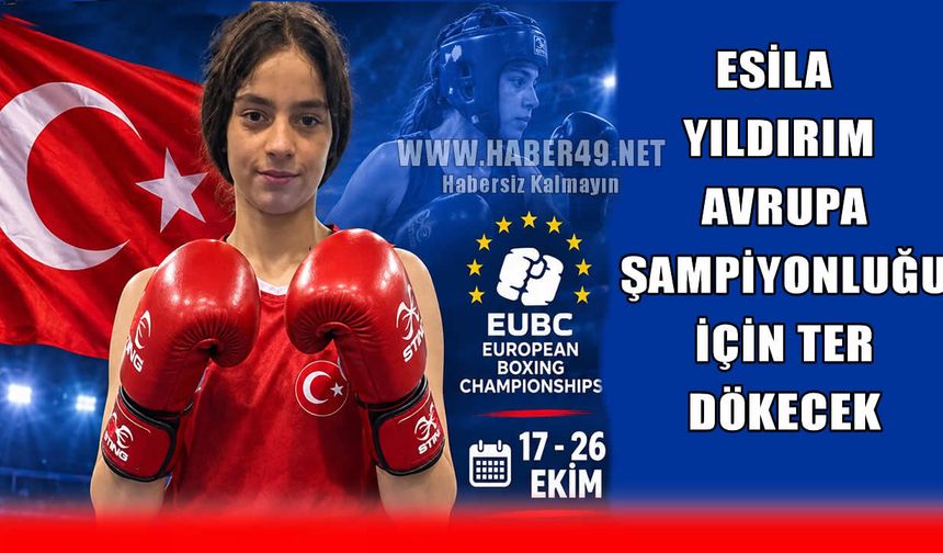 Muş’un altın kızı Esila Yıldırım, Avrupa şampiyonluğu için ringe çıkıyor
