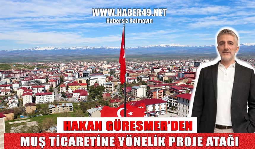 Muş TSO 6. Grup adayı Hakan Güresmer’den esnafın kaderini değiştirecek proje atağı!
