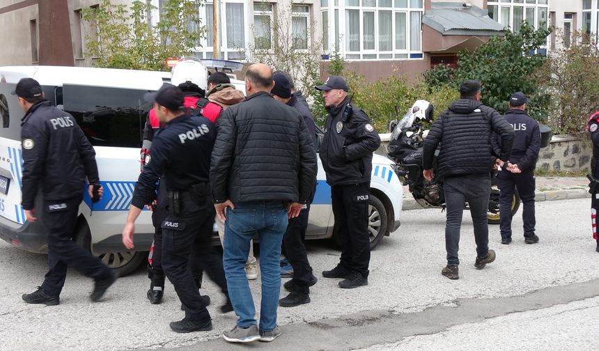 Erzurum'da aile içi kavgada korkulu anlar