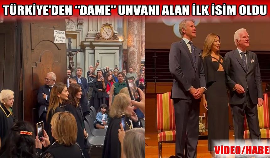 Muşlu girişimci Gülce Lina Elüstü’ye İtalya’da “Dame” unvanı