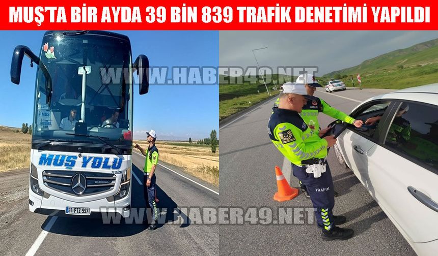 Muş jandarmasından eylül ayı bilançosu: Cezalar yağdı, 272 araç men edildi!