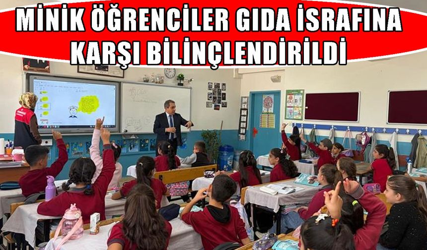 Muş’ta öğrencilere ‘gıda israfı’ eğitimi verildi