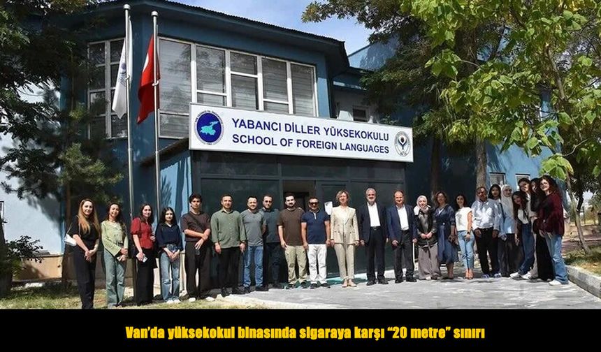 Van’da öğrenciler için dumansız eğitim ortamı