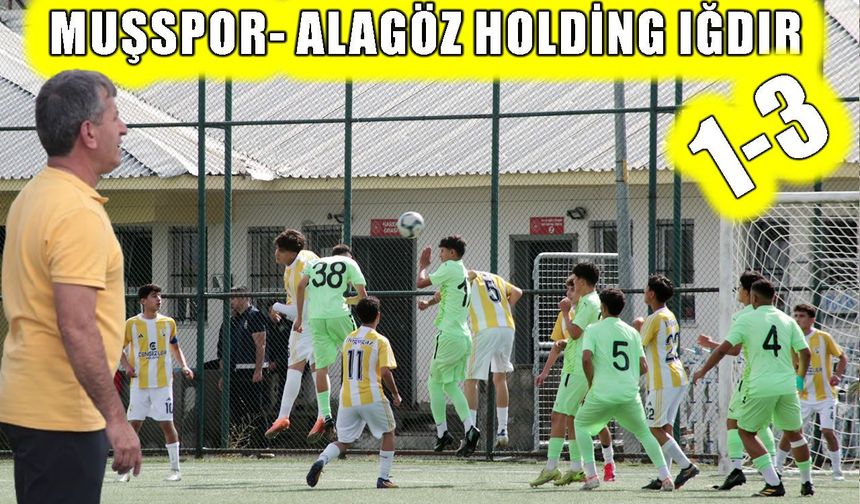 Muşspor İyi Başladığı Maçta Mağlup oldu: 1-3