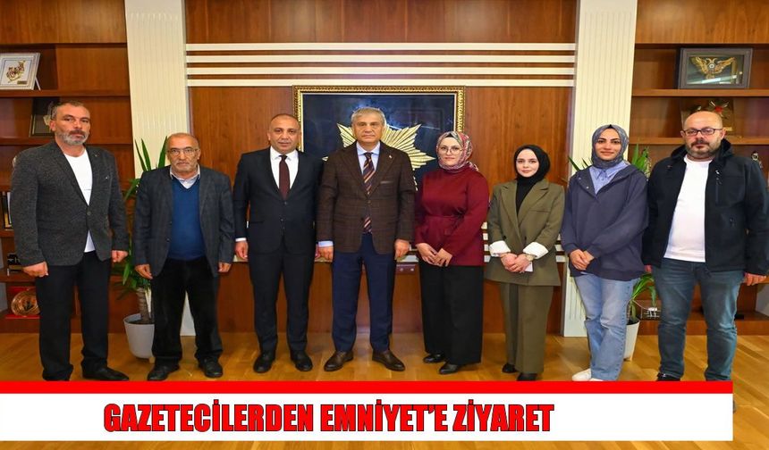 Muş Gazeteciler Cemiyeti’nden İl Emniyet Müdürü Dalman’a ziyaret